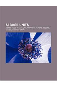 Si Base Units: Metre, Mole, Si Base Unit, Kilogram, Ampere, Second, Candela, Kelvin, Grave