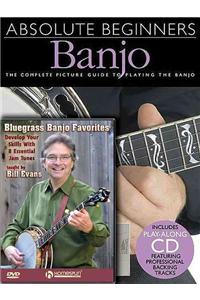 Bill Evans Banjo Pack: Includes Absolute Beginners - Banjo (Book/CD Pack) and Bluegrass Banjo Favorites (DVD)