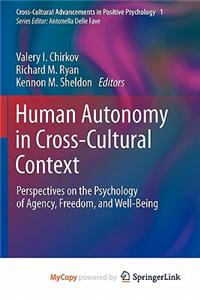 Human Autonomy in Cross-Cultural Context