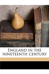 England in the Nineteenth Century