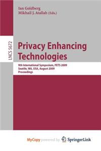 Privacy Enhancing Technologies