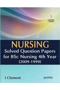Nursing Solved Question Papers for BSc Nursing 4th Year