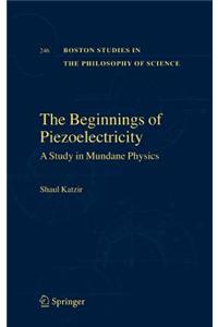 Beginnings of Piezoelectricity