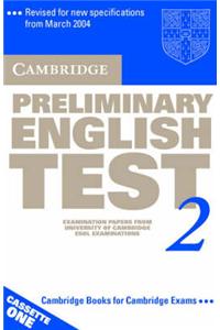 Cambridge Preliminary English Test 2 Audio Cassette Set (2 Cassettes): Examination Papers from the University of Cambridge ESOL Examinations