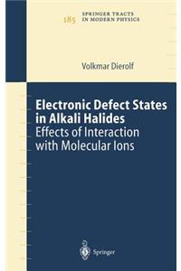 Electronic Defect States in Alkali Halides
