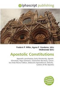 Apostolic Constitutions