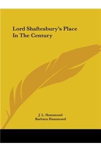 Lord Shaftesbury's Place In The Century