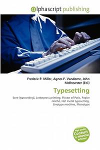 Typesetting