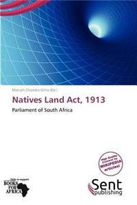 Natives Land ACT, 1913