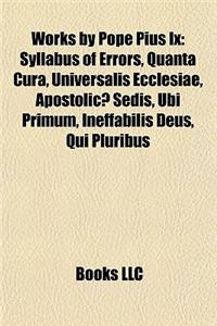 Works by Pope Pius IX