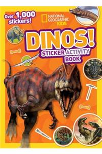 Dinos Sticker Activity Book [With Sticker(s)]