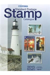 2013 Scott Standard Postage Stamp Catalogue Volume 6 Countries of the World San-Z