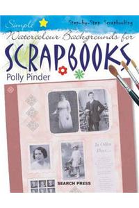 Simple Watercolour Backgrounds for Scrapbooks