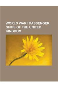 World War I Passenger Ships of Germany