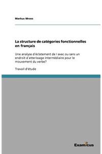 La Structure de Categories Fonctionnelles En Francais