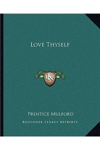 Love Thyself