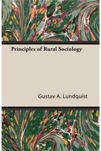 Principles Of Rural Sociology