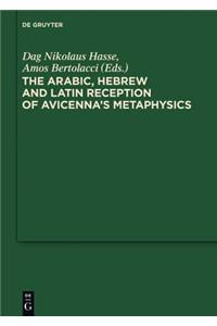 The Arabic, Hebrew and Latin Reception of Avicenna's Metaphysics