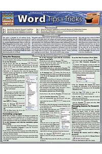 Word Tips & Tricks