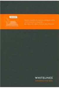 Whitelines Wire A5 Squared Notebook - Black