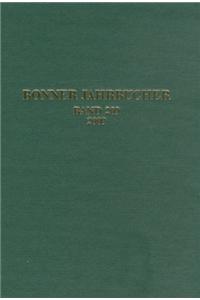 Bonner Jahrbucher - Des Lvr-Landesmuseums Bonn Und Des Lvr-Amtes Fur Bodendenkmalpflege Im Rheinland Sowie Des Vereins Von Altertumsfreunden Im Rheinl