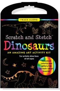 Scratch & Sketch Dinosaurs Trace-Along Kit: An Amazing Art Activity Kit