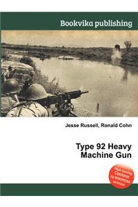 Type 92 Heavy Machine Gun