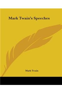 Mark Twain's Speeches