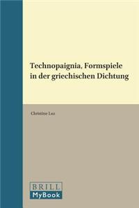 Technopaignia, Formspiele in Der Griechischen Dichtung