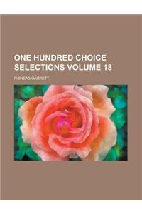 One Hundred Choice Selections Volume 18