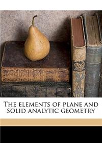 The Elements of Plane and Solid Analytic Geometry