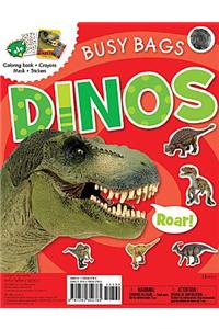 Busy Bags Dinos [With Mask and Crayons]
