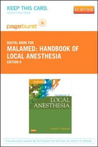 Handbook of Local Anesthesia - Pageburst E-Book on Vitalsource (Retail Access Card)