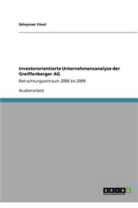 Investororientierte Unternehmensanalyse Der Greiffenberger AG