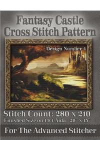 Fantasy Castle Cross Stitch Pattern: Design Number 4
