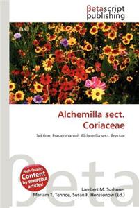 Alchemilla Sect. Coriaceae