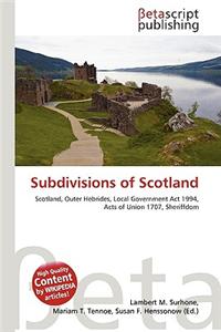 Subdivisions of Scotland