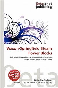 Wason-Springfield Steam Power Blocks