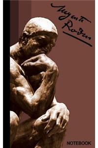 Auguste Rodin Notebook: The Thinker ( Journal / Cuaderno / Portable / Gift )
