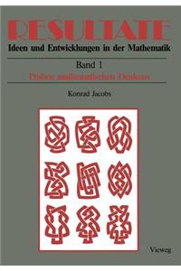 Proben Mathematischen Denkens