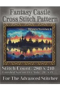 Fantasy Castle Cross Stitch Pattern: Design Number 6