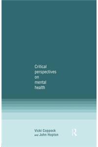 Critical Perspectives in Mental Health