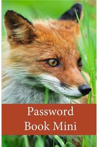 Password Book Mini: Password Book Mini / Diary / Notebook Fox