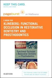 Functional Occlusion in Restorative Dentistry and Prosthodontics