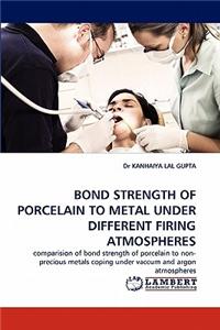 Bond Strength of Porcelain to Metal Under Different Firing Atmospheres