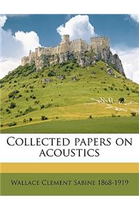 Collected Papers on Acoustics