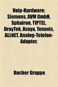 Voip-Hardware: Siemens, Avm Gmbh, Sphairon, Tiptel, Draytek, Avaya, Tenovis, Allnet, Analog-Telefon-Adapter,