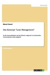 Konzept "Lean Management"