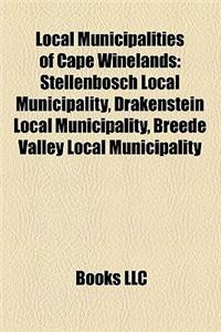 Local Municipalities of Cape Winelands