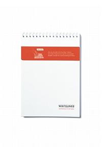 Whitelines Wire Top, A5 White Squared Notebook